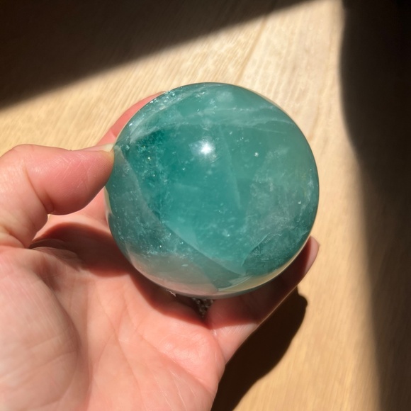 Green fluorite (ad) sphere | crystal - Picture 9 of 13